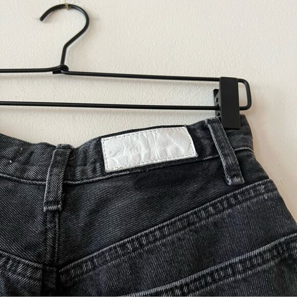 Re/Done Pixie High Rise Jeans in Black - Picture 6 of 11